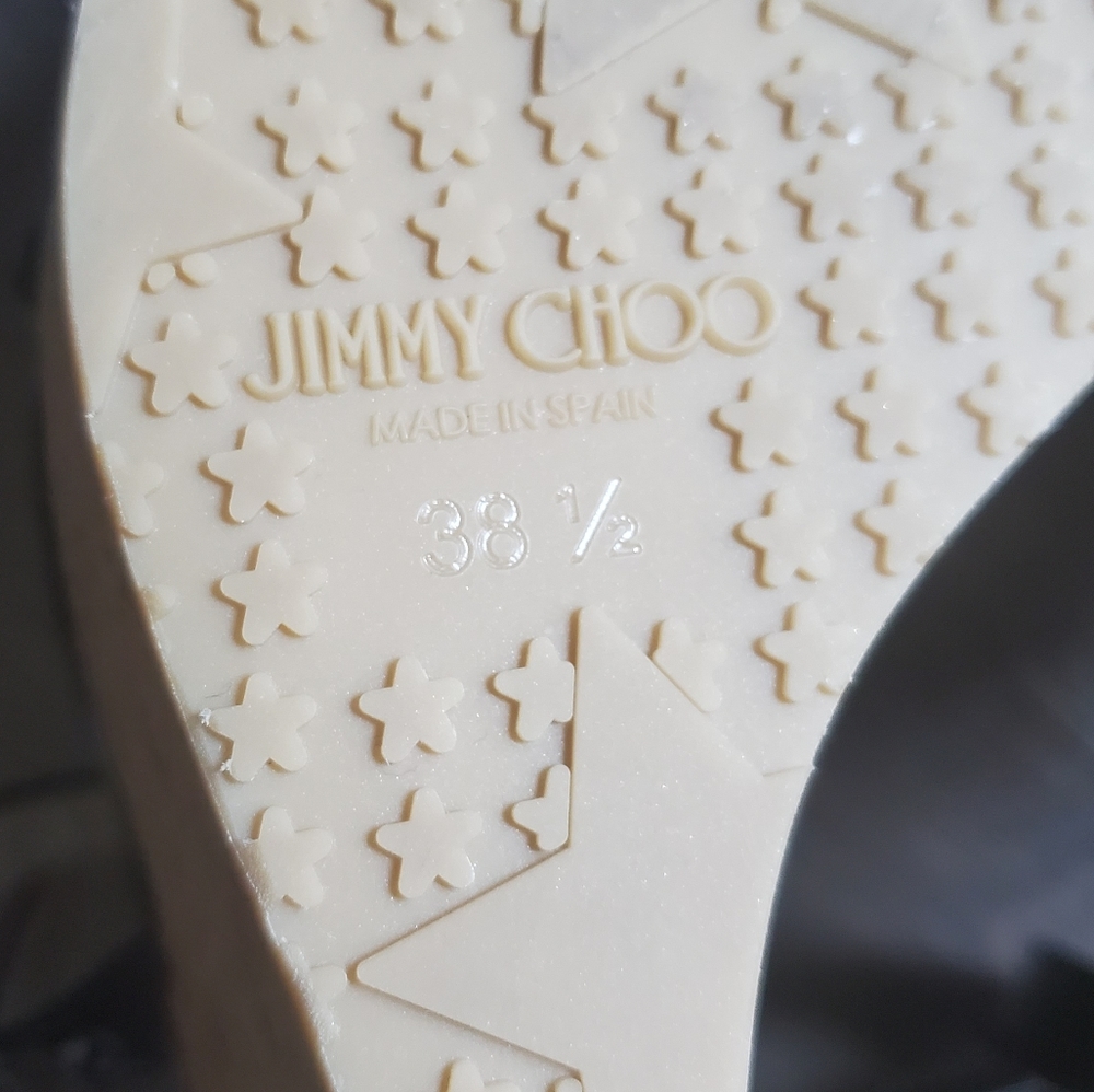 👑 HOST PICK 👑 🔥NEW🔥 Jimmy Choo 120 Portia Cork Wedge Sandals - Picture 14 of 15